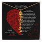 To My Beautiful Wife - Flower Name Necklace
