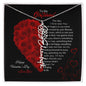 To My Girlfriend - Flower Name Necklace