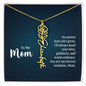 To My Mom My Forever Sunshine - Flower Name Necklace