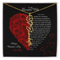 To My Beautiful Wife - Flower Name Necklace