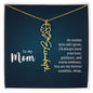 To My Mom My Forever Sunshine - Flower Name Necklace