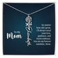 To My Mom My Forever Sunshine - Flower Name Necklace