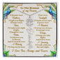 To The Woman Of My Dreams Flower Name Necklace