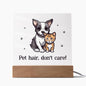 Pet Hair - Acrylic Square Plaque