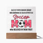 Soccer Mom - Acrylic Square Plaque