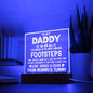 To My Daddy - Acrylic Square Plaque