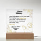 Happy First Father's Day Acrylic Square Plaque