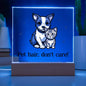Pet Hair - Acrylic Square Plaque