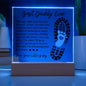 Best Daddy Ever Acrylic Square Plaque