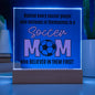 Soccer Mom - Acrylic Square Plaque