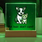 Pet Hair - Acrylic Square Plaque