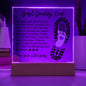 Best Daddy Ever Acrylic Square Plaque