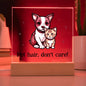 Pet Hair - Acrylic Square Plaque
