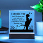 I Choose You - Acrylic Square Plaque