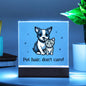 Pet Hair - Acrylic Square Plaque
