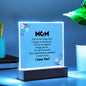 Mom For All The Times - Acrylic Square Plaque