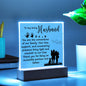 To My Loving Husband - Acrylic Square Plaque