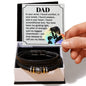 Gift for Dad - My Guiding Light - Love You Forever Bracelet