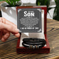 To My Son - So Proud of You - Love You Forever Bracelet