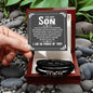 To My Son - So Proud of You - Love You Forever Bracelet