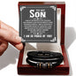 To My Son - So Proud of You - Love You Forever Bracelet
