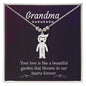 Gift for Grandma - Beautiful Garden - Kid Charm Necklace