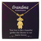 Gift for Grandma - Beautiful Garden - Kid Charm Necklace