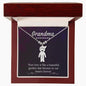 Gift for Grandma - Beautiful Garden - Kid Charm Necklace