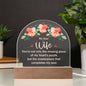 My Dear Wife - Acrylic Dome Plaque