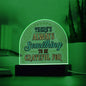 Grateful - Acrylic Dome Plaque