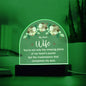 My Dear Wife - Acrylic Dome Plaque