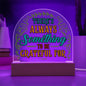 Grateful - Acrylic Dome Plaque