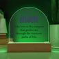 Mom Your Love - Acrylic Dome Plaque