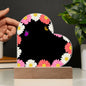 Happy Mother's Day Mom Acrylic Heart Plaque