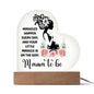 Mama to Be - Acrylic Heart Plaque