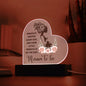 Mama to Be - Acrylic Heart Plaque