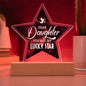 Dear Daughter - Acrylic Star Plaque