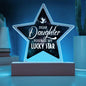 Dear Daughter - Acrylic Star Plaque