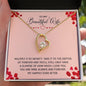 Gift for Wife - My Happily Ever After - Forever Love Necklace