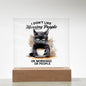 Morning People - Acrylic Square Plaque