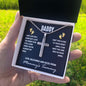 Gift for Dad to Be - You're Already My Hero - Cross Necklace