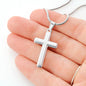 Gift for Dad - Shining Star - Cross Necklace