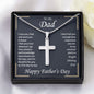 Gift for Dad - Shining Star - Cross Necklace
