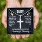 Gift for Dad to Be - You're Already My Hero - Cross Necklace
