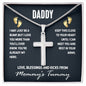 Gift for Dad to Be - You're Already My Hero - Cross Necklace