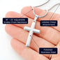 Gift for Dad to Be - You're Already My Hero - Cross Necklace