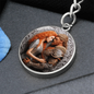 Viking King and Queen Keychain