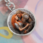 Viking King and Queen Keychain