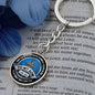 Gift for Son from Dad - Believe in Yourself - Circle Keychain