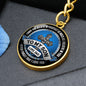 Gift for Son from Dad - Believe in Yourself - Circle Keychain